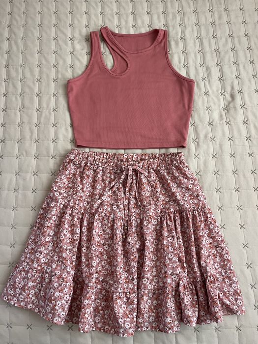 Лятна рокля на цветя, рокля с гол гръб, летни сетове/ риза