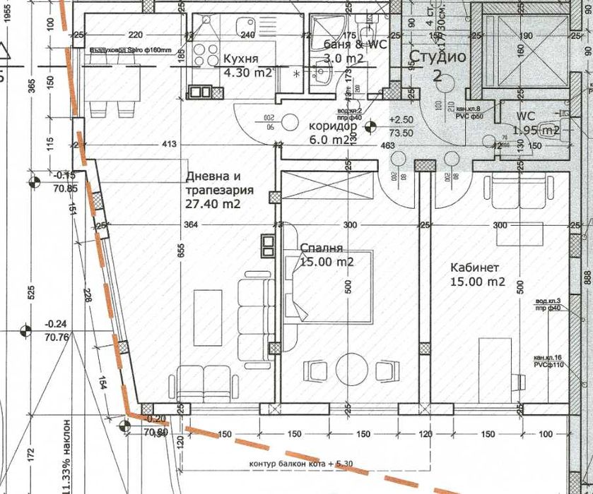 ТОП ЦЕНА ЗА ТРИСТАЕН 95.61 м² В БРИЗ - €195,499