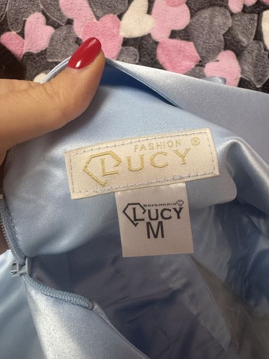 Рокля Lucy в небесносиньо