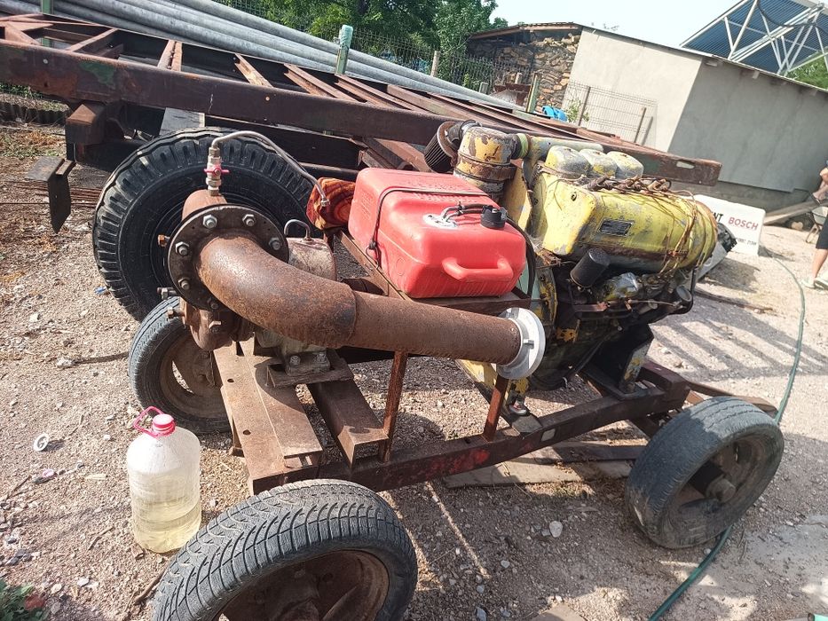 Sistem irigații motopompa + coloana