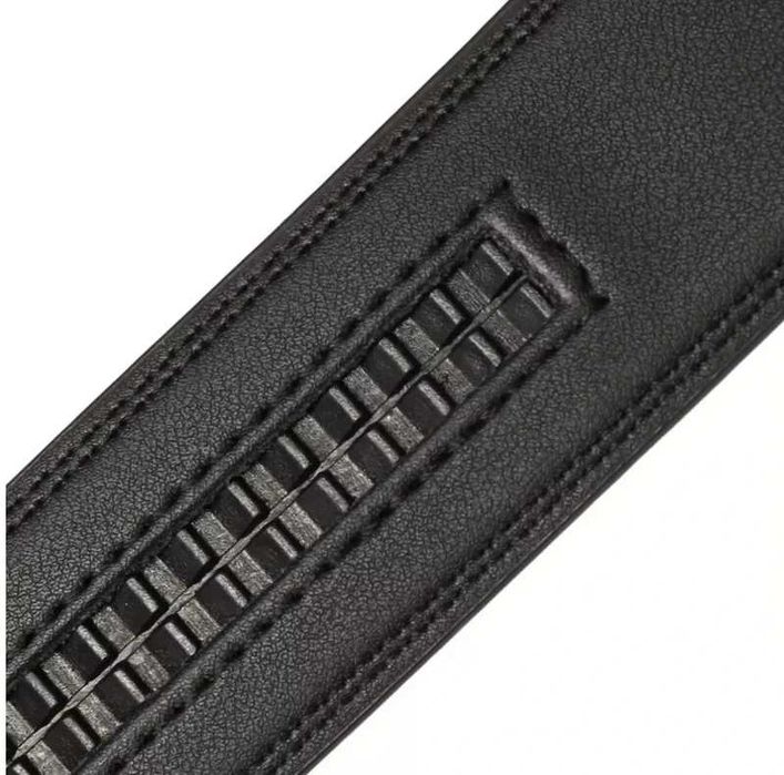 NEW - Avamsi - Curea cu inchidere automata, 100% Piele Naturala, Negru Grant