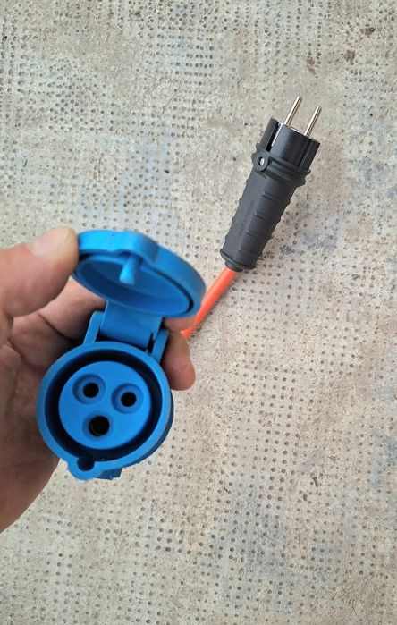 Conector electric rulota