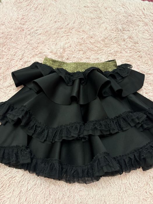 Черна пола от полар