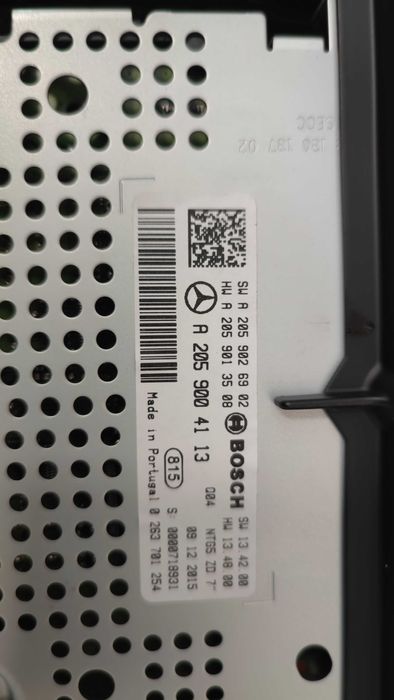 Мултифункционален дисплей навигация Mercedes W205 C205 Мерцедес C клас