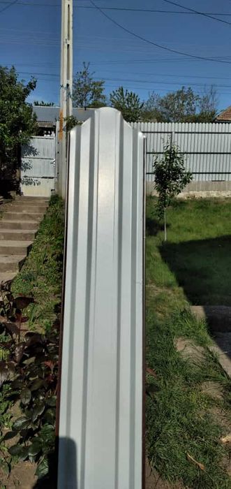 Vand sipca metalica gri mat RAL 7024