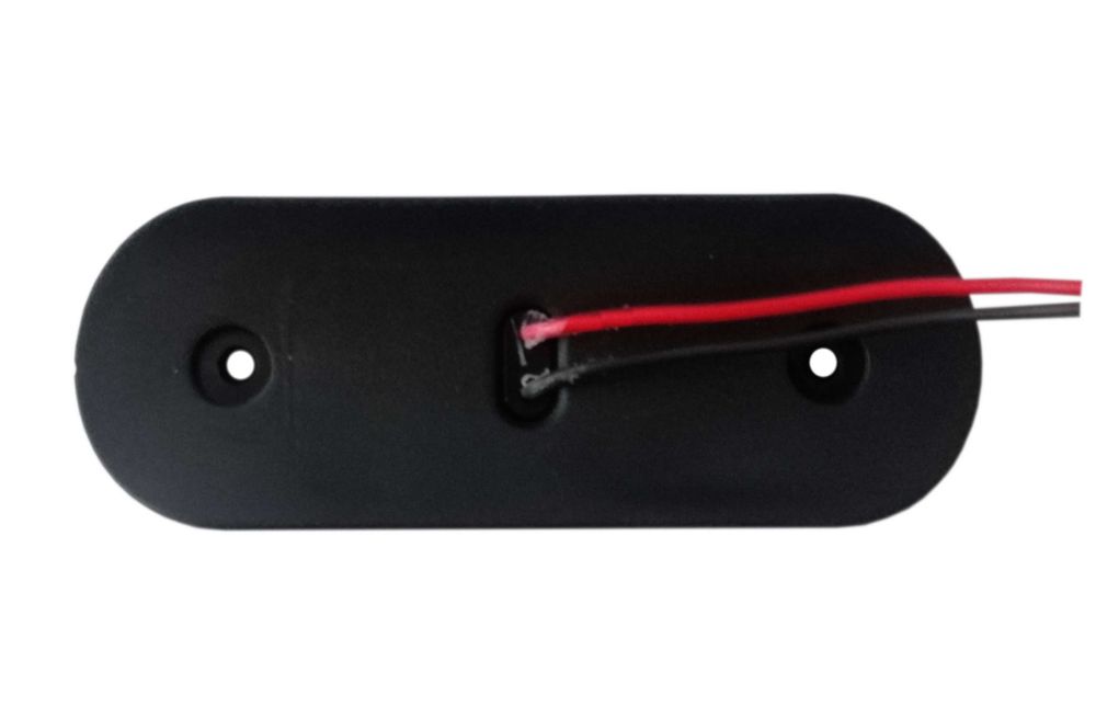 LED ЛЕД Маркер Габарит Токос 12-24V Извит Гръб за Ролбар Булбар