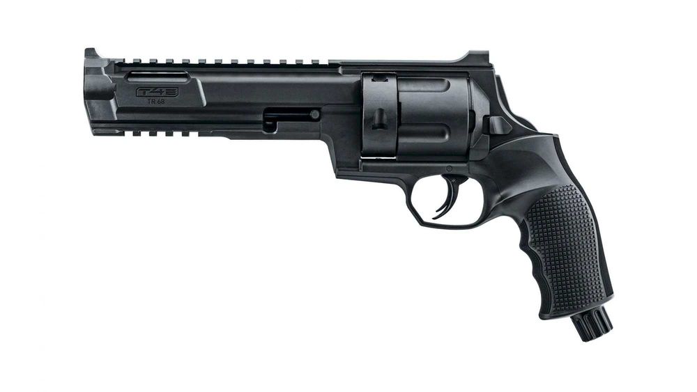 Revolver paintball cu bile de vopsea/creta/cauciuc T4E TR 68 CO2