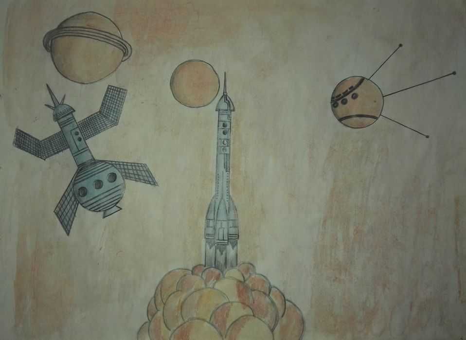 Альбом со школьными рисунками