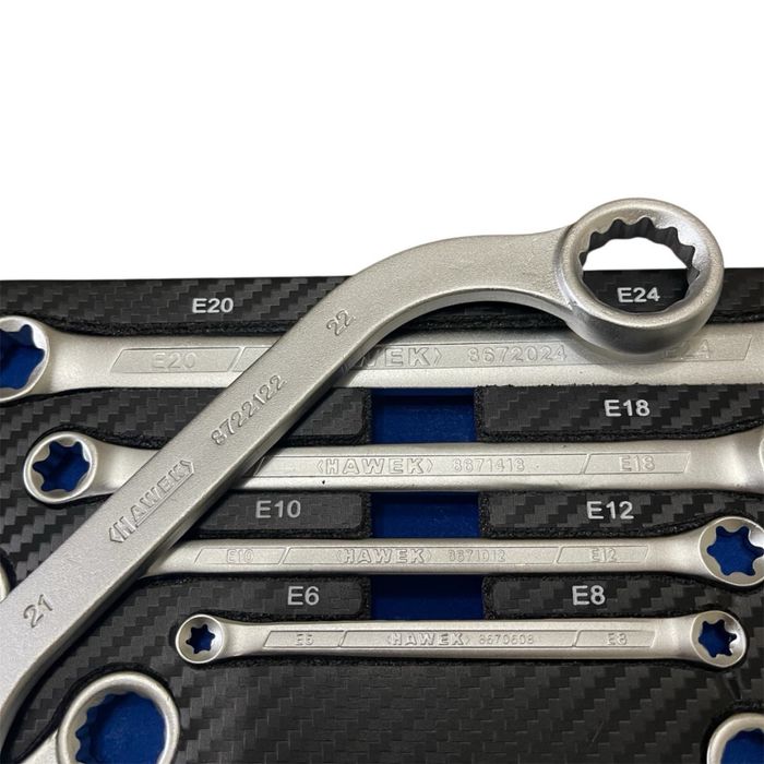 Специални ключове комплект S-образни С-образни Е-Torx-14части HAWEK