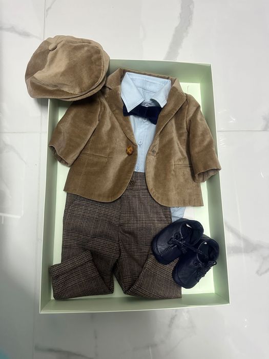 Costum de botez baieti Iridor marime 62