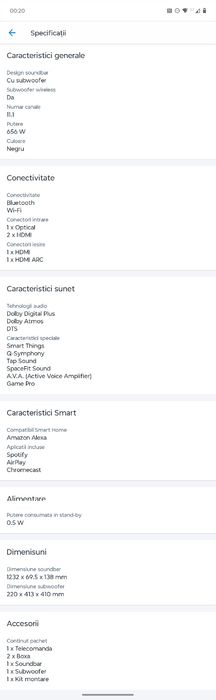 Sistem soundbar Samsung 11.1.4