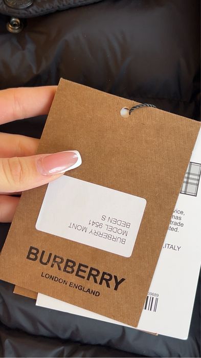 geaca burberry originala