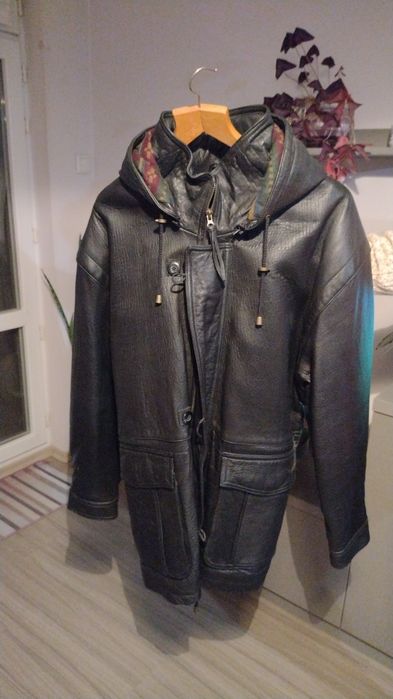 Зимно яке естествена кожа