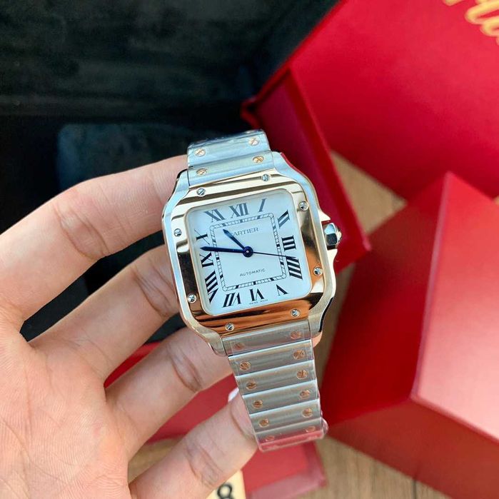 Автоматичен унисекс часовник Cartier Santos de Cartier Two-Tone