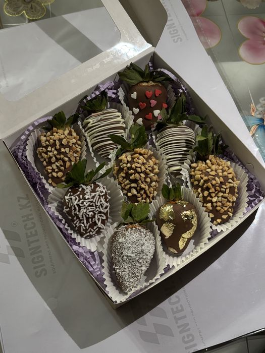 Сочная клубника в бельгийском шоколаде