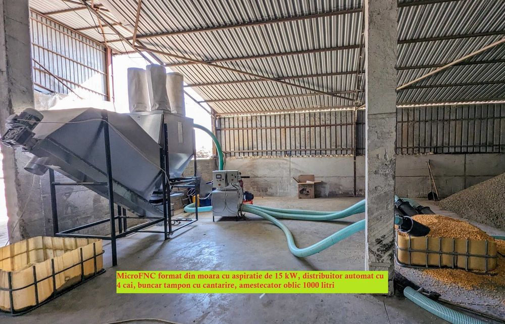 Micro FNC pentru obtinerea furajelor combinate, capacitate 1-1,2 t/ora