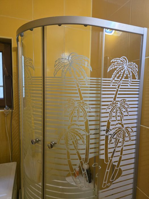 Cabina duș cu cadita înaltă 80/80/200