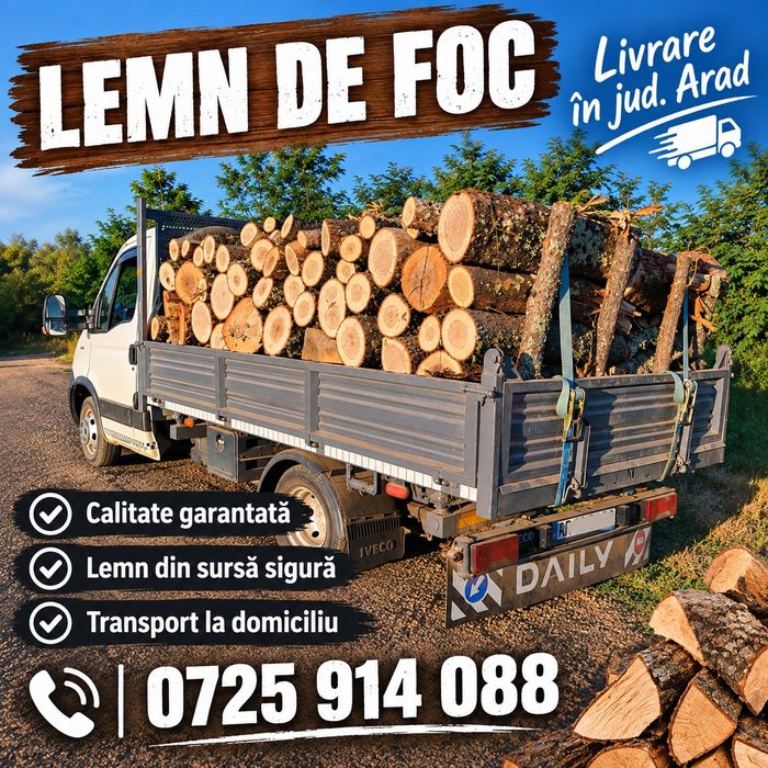 Lemn de foc esenta tare jud Arad