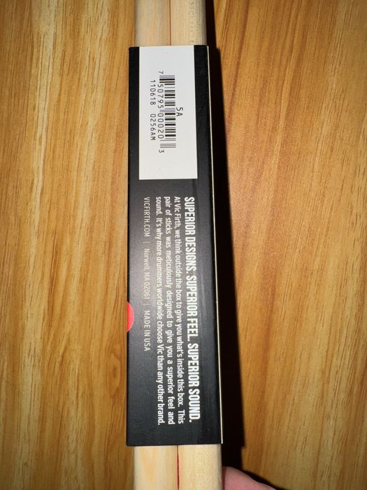 Baraban uchun  Vic Firth 5a tayoqchalari