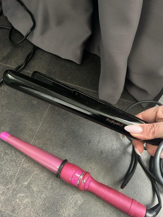 Маша и преса за коса Babyliss