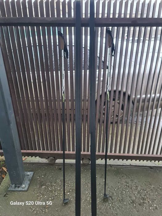 Schiuri de fond Fischer + bețe – aproape noi, folosite o singură dată