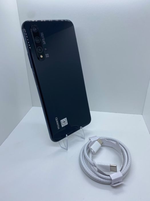 Huawei NOVA 5T Black - 128 GB – Cablu Încărcare Nou si folie de sticla cadou