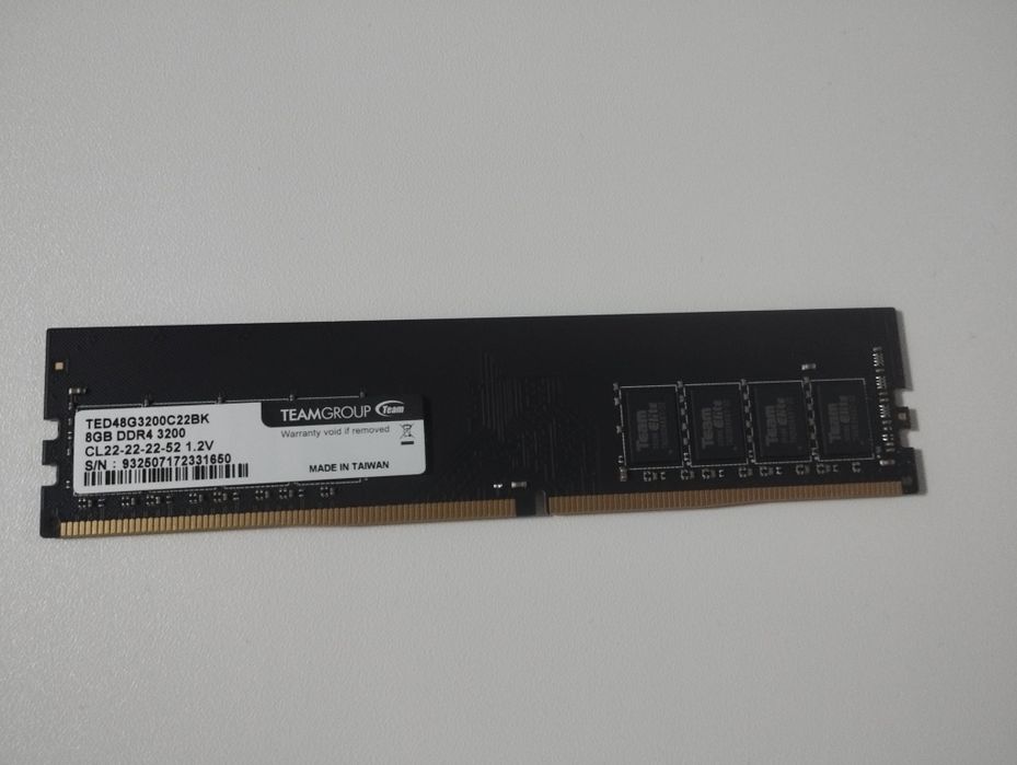 Новая Оперативная память ddr4 8 gb 3200 team group