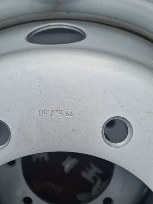 Jante pentru remorci romanesti fara camera  pentru 22,5 cauciucuri de