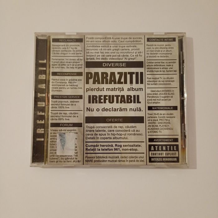 CD-uri HipHop Rap Românesc: La Familia (semnat), B.U.G. Mafia, Bitză, Paraziții,  Nane