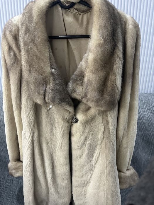 Норковая шуба стриженная