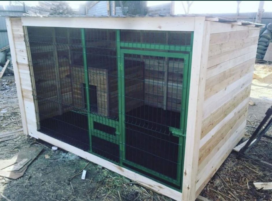 Вольер для собак, домик для собак