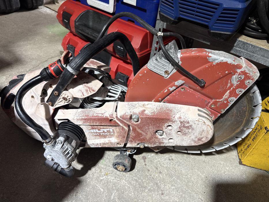 Hilti DSH 700-X drujba taiat beton armat borduri pavaj gard pereti husqvarna stihl