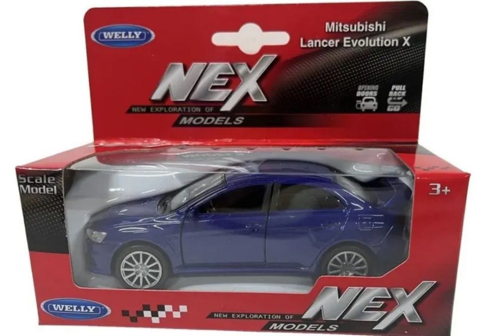 Welly diecast модель Mitsubishi Lancer Evolution X