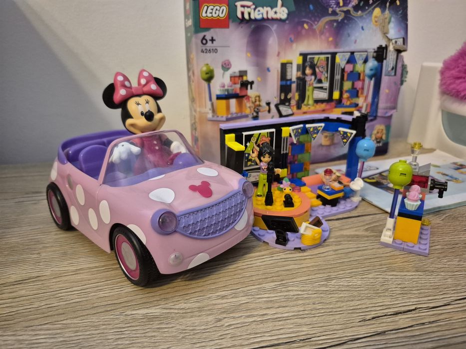 Set Lego 42160 & RC Minnie Roadster Jada roz &  Flamingo interactiv