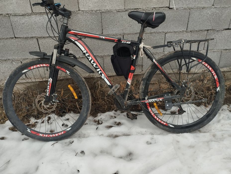 Велосипед на ходу