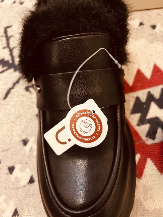 Новые теплые ботинки шерсть натуральная