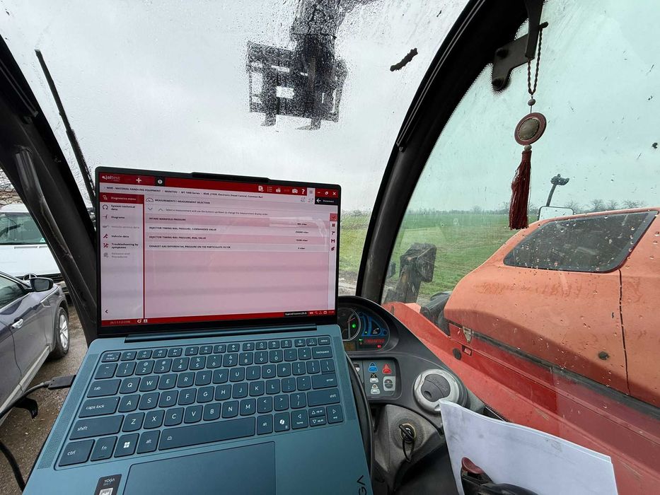 Diagnoza tester service utilaje de constructii si agricultura Magni Manitou JCB Caterpillar Komatsu Case New holland si multe altele