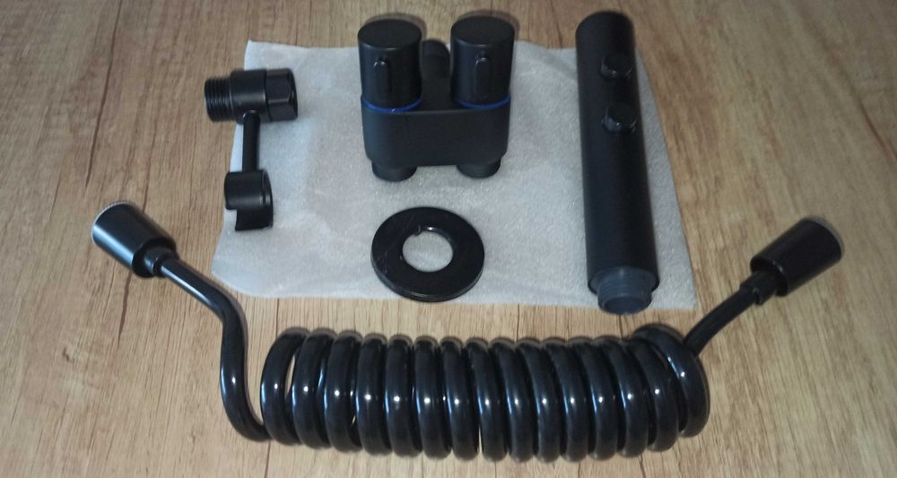 Хигиенен душ - Хром, Черен, Оръжейно сив и Бял