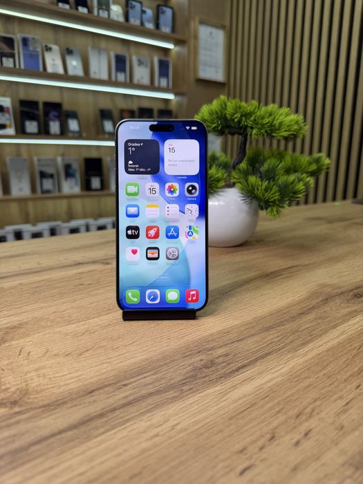 ‼️ iPhone 15 Pro Max 256Gb Natural-Sanatate bat.100%- Garantie 12 luni