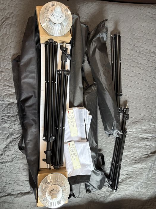 Kit Studio Foto/Video SoftBox-uri