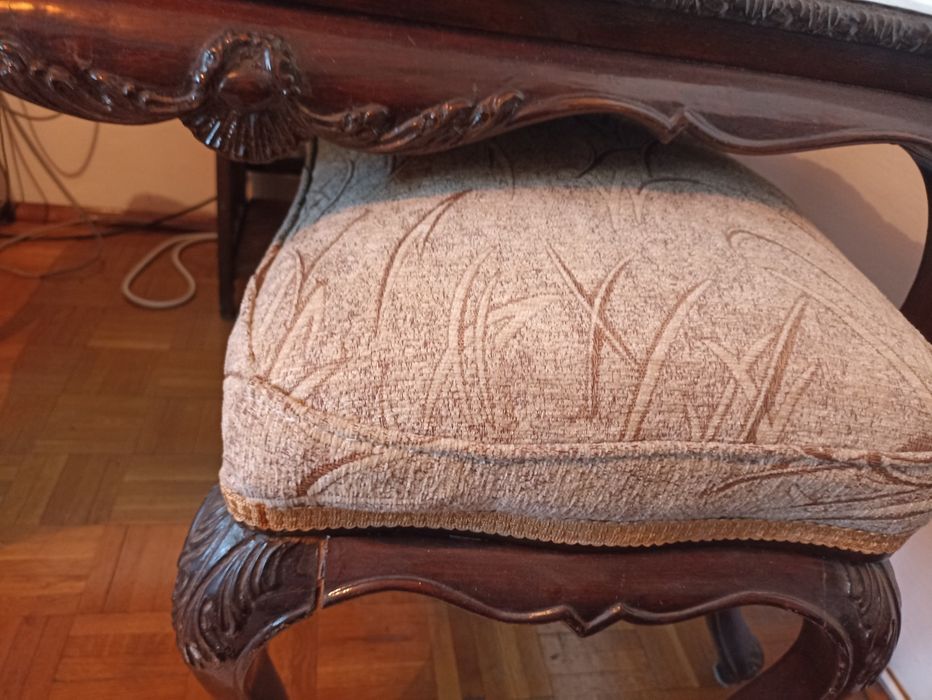 Masuta tabureti lemn trandafir