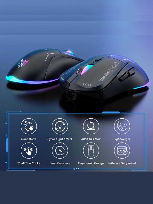 ONIKUMA CW917 Игровая мышь с встроенным аккумулятором