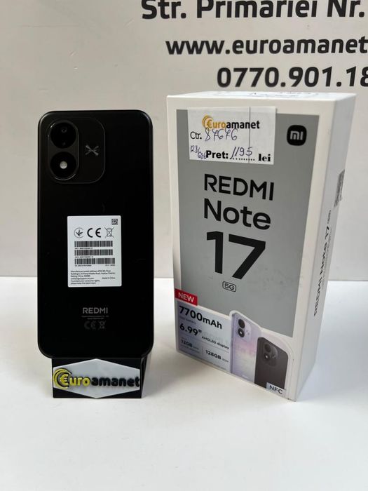 Telefon mobil Xiaomi Redmi Note 17, 6GB RAM, 128GB -P-