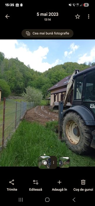 Prestări servicii buldoexavatoare