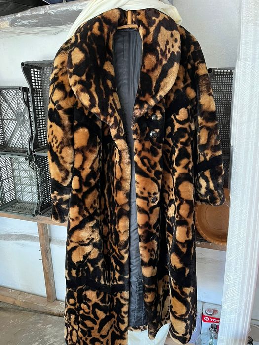 Шуба цигейка зимняя