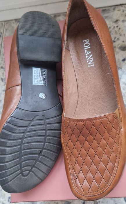 Pantofi  38 , piele manusa