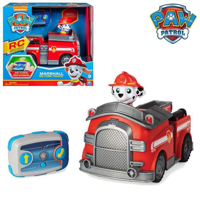 Кола с дистанционно Spin Master Paw Patrol Чейс Маршал - 2вида