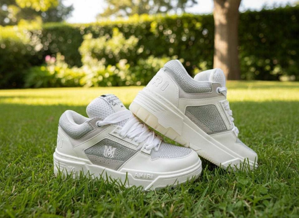 Adidasi AMIRI MA 1 Gri - Pietricele - Full Box