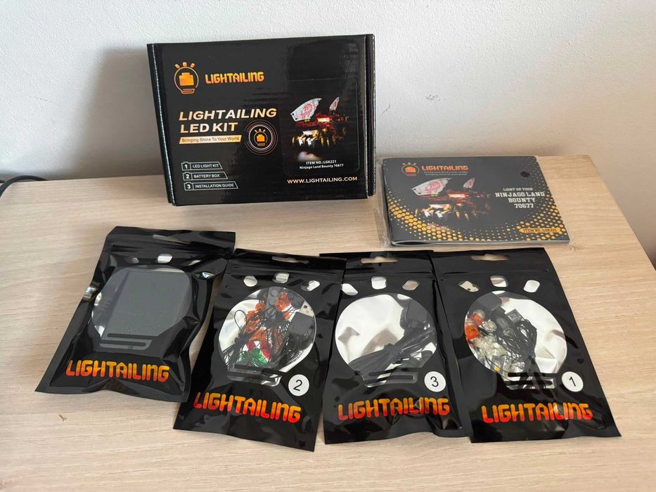 Lightailing LED Kit pentru LEGO Ninjago Land Bounty 70677 – Nou, Sigilat