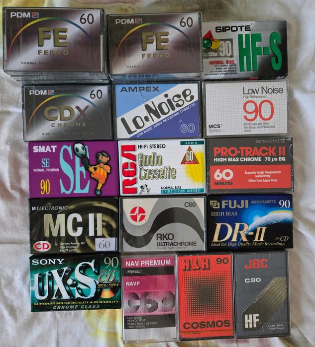 Diverse casete audio sigilate type I si type II